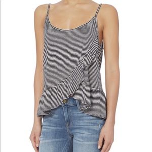 NWOT A.L.C. Ava Ruffle Front Tank